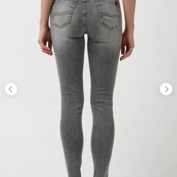 NWT Buffalo mid rise skinny alexa jeans 26 carbon grey - Picture 3 of 5